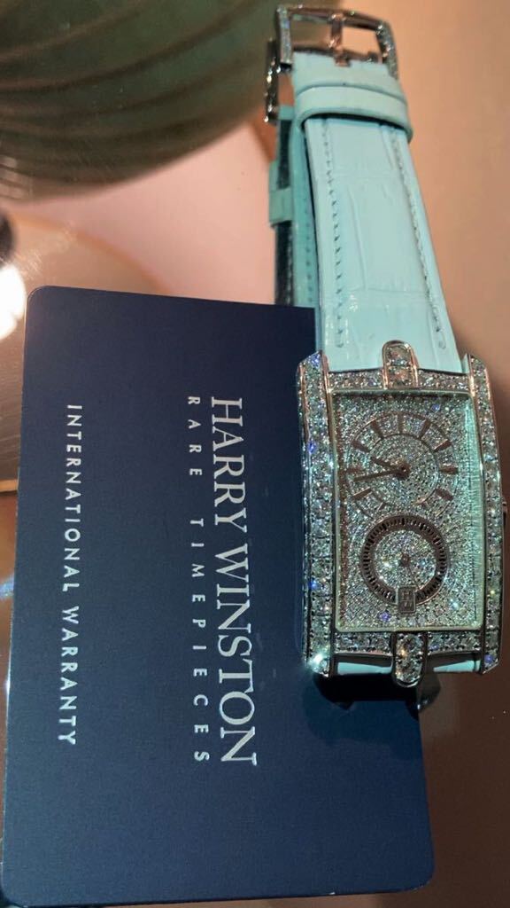 本物ハリーウィンストンHARRYWINSTON全面フルダイヤモンド腕時計330/UMW定価US65000ドル46ミリサイズ_画像9