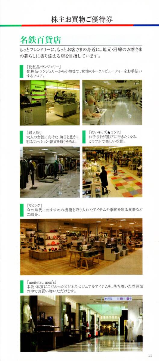 ★名鉄百貨店　株主お買物ご優待券×2枚セット★名古屋鉄道株主優待★2024/7/15まで★即決_画像3