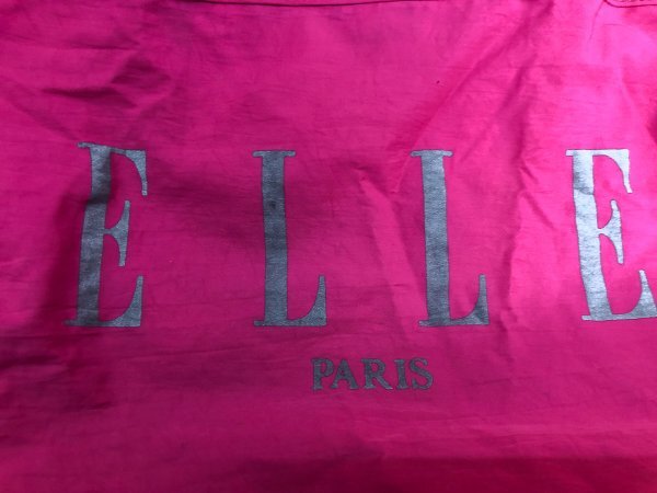 ELLE L женский Logo принт сумка "Boston bag" розовый 
