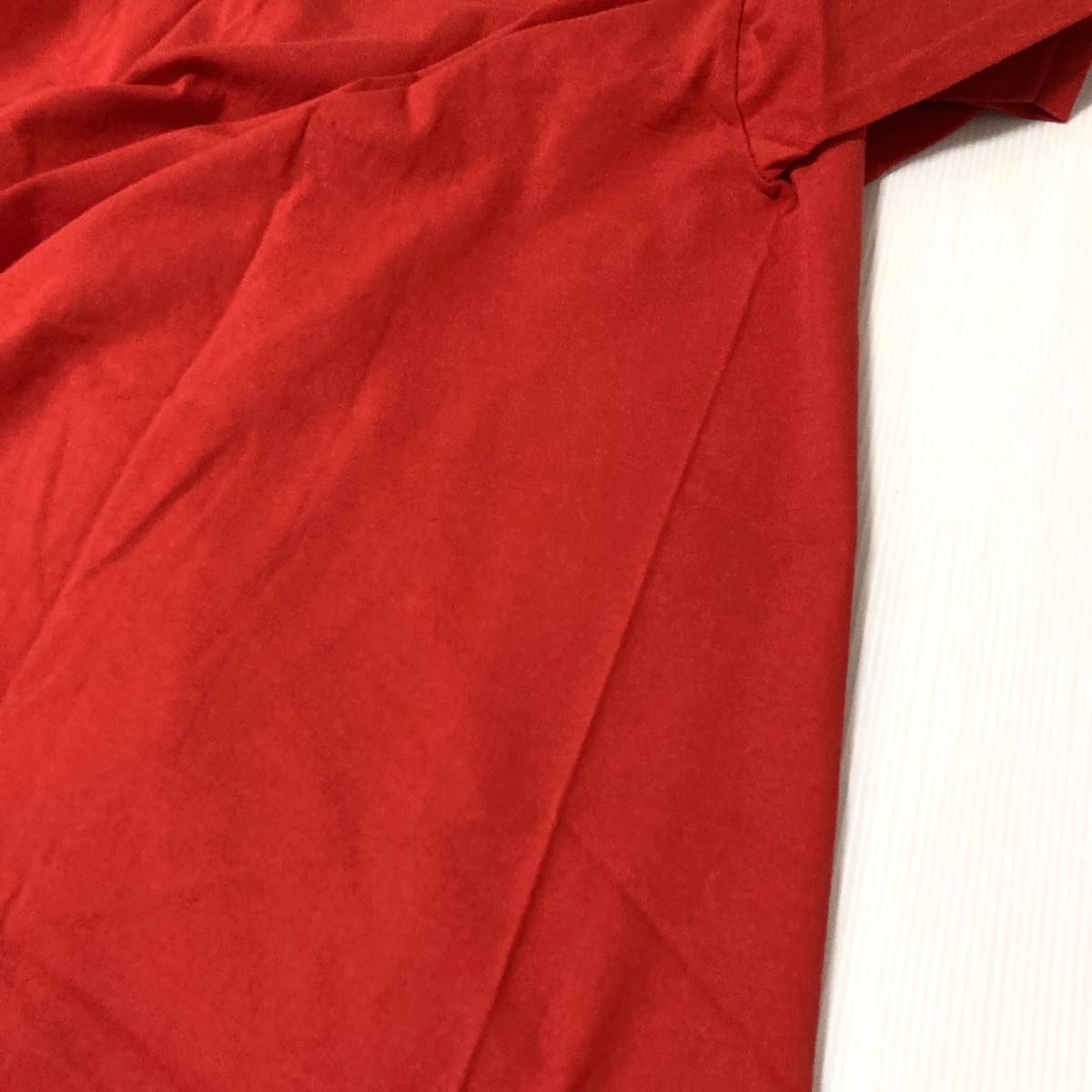 US古着 USA Tシャツ メンズ 半袖 XL 丸銅 オーバーサイズ プリント 星条旗 レッド系(p025)