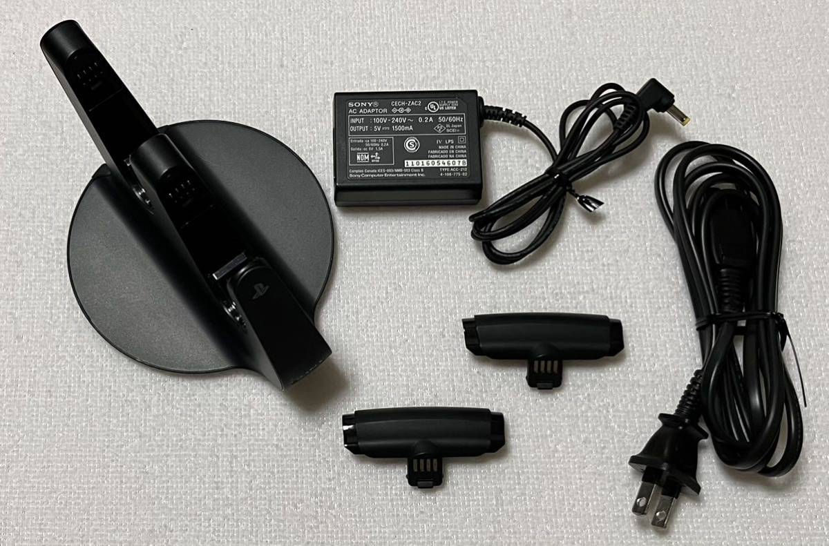 SONY PlayStation 3 デュアルショック3充電スタンド DUALSHOCK 充電スタンド CECH-ZDC1J オマケコントローラ　デュアルショック3黒付き_画像1