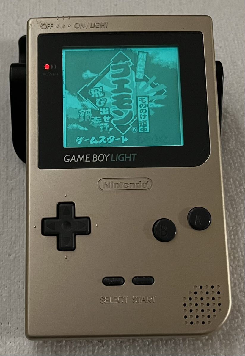 任天堂　NINTENDO ニンテンドー　ゲームボーイライト GAME BOY LIGHT ゴールド　本体のみ