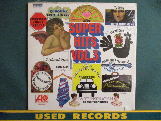 ★ VA ： The Super Hits Vol.3 LP ☆ (( Archie Bell & The Drells / CREAM / Booker T. & The MG's / Vanilla Fudge 他_画像1