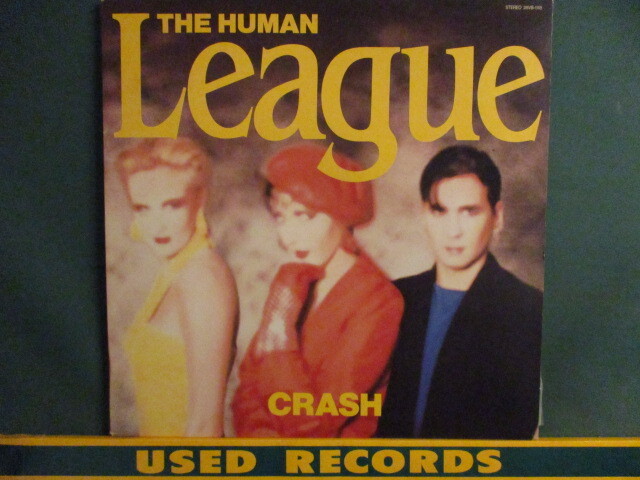 ★ Human League ： Crash LP ☆ (( New Wave Disco / Jam & Lewis「Human」収録 / 落札5点で送料当方負担_画像1