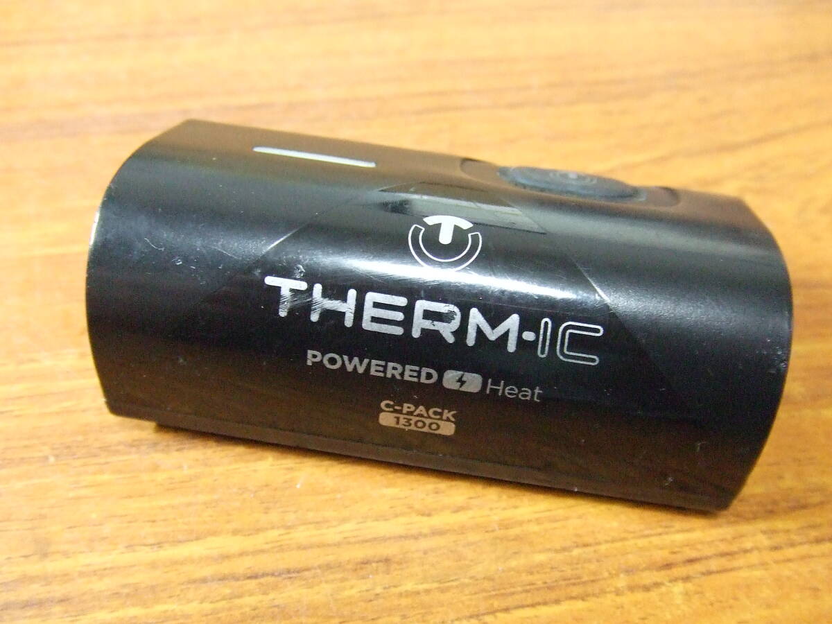 h627 THERM-IC C-PACK 1300 ヒートキット用スペアバッテリー 中古 未確認 現状品の画像1