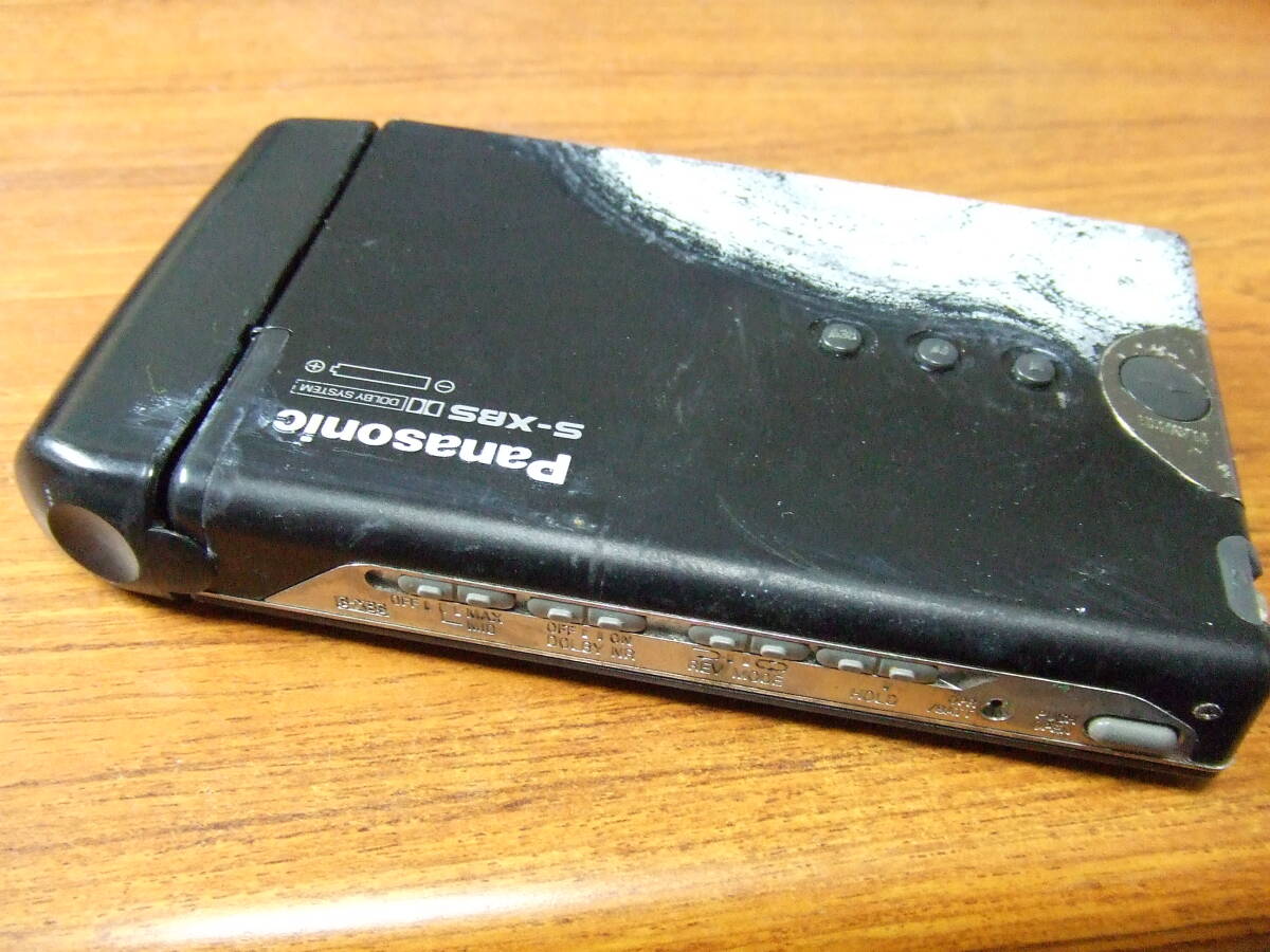 H974 Panasonic/パナソニック RQ-S45 ポータブルカセットプレーヤー 未確認　中古　本体　ジャンク