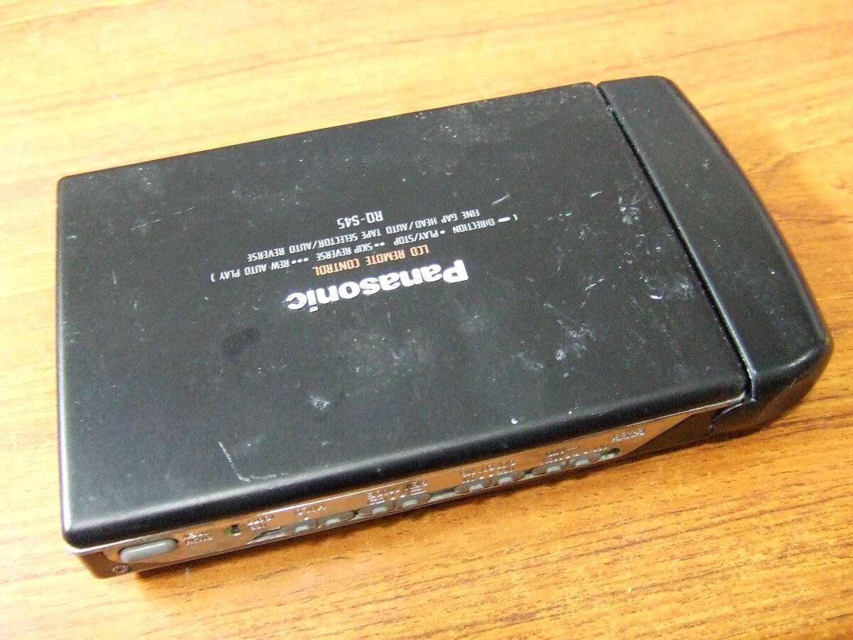 H974 Panasonic/パナソニック RQ-S45 ポータブルカセットプレーヤー 未確認　中古　本体　ジャンク
