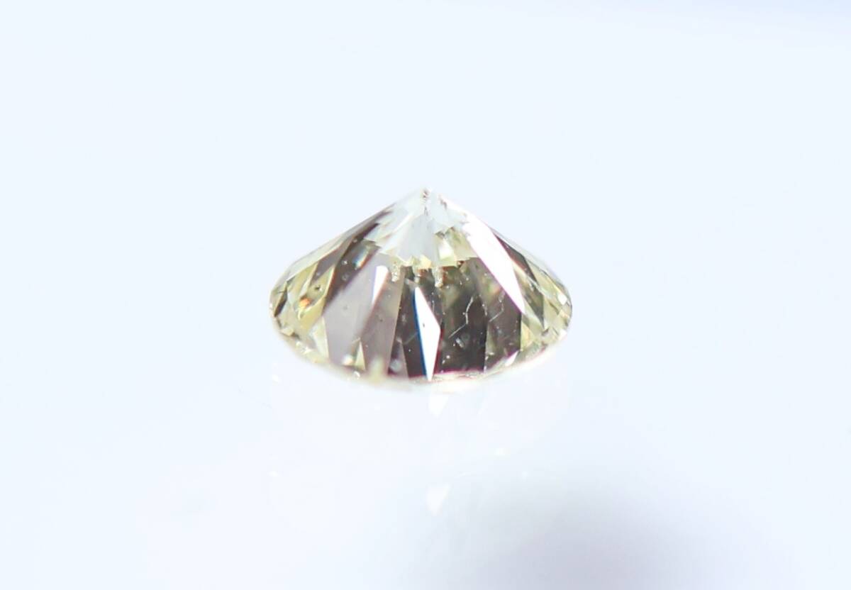 【１００円～】0.281ｃｔ 天然ダイヤ ベリーライトイエロー（ナチュラルカラー）ＳＩ２ ＧＯＯＤ_画像4