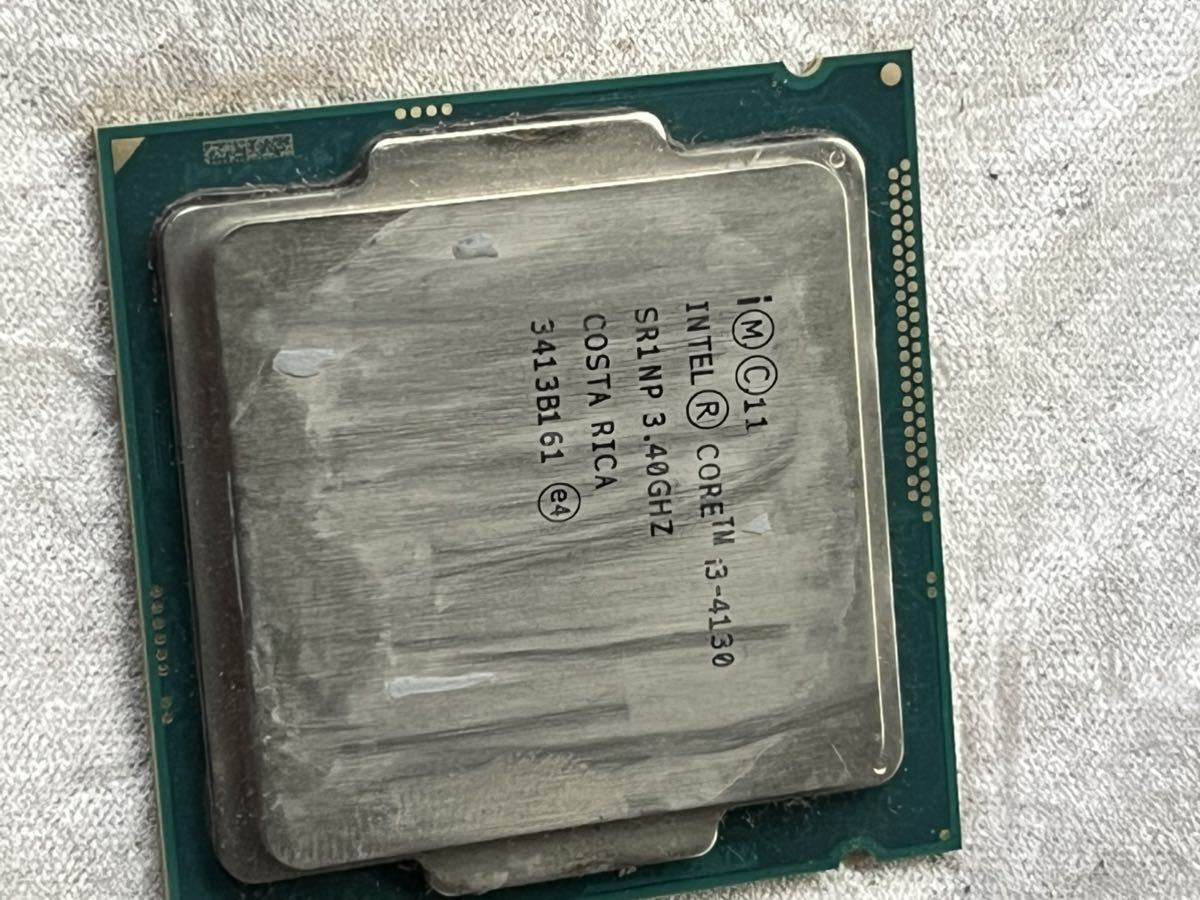 即決送料無料　☆Intel Core i3-4130 3.40GHz SR1NP 動作確認済　二枚セット_画像4