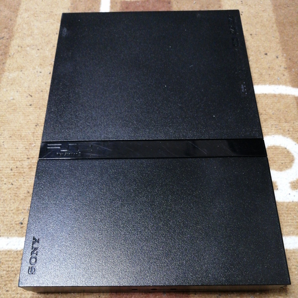 ジャンク品 SONY ソニー PS2 PlayStation2 プレイステーション2 SCPH 70000 ブラック 黒 PS1ソフト動作確認 PS2ソフト動作不可_画像1