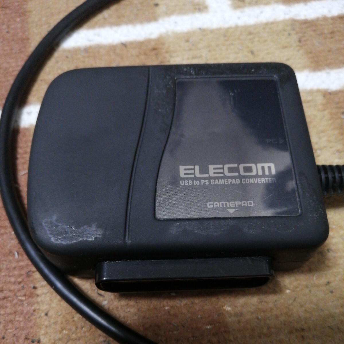 動作確認済 ELECOM エレコム ゲームパッドコンバータ JC-PS101UBK PlayStation プレイステーション USB 変換の画像2