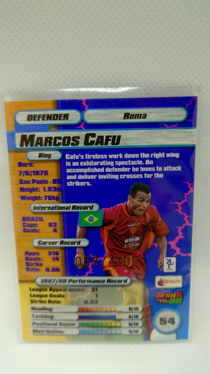 【MARCOS CAFU】 MERLIN SERIE A 99 Ruby Parallel 100枚限定 ルビーパラレル の画像2