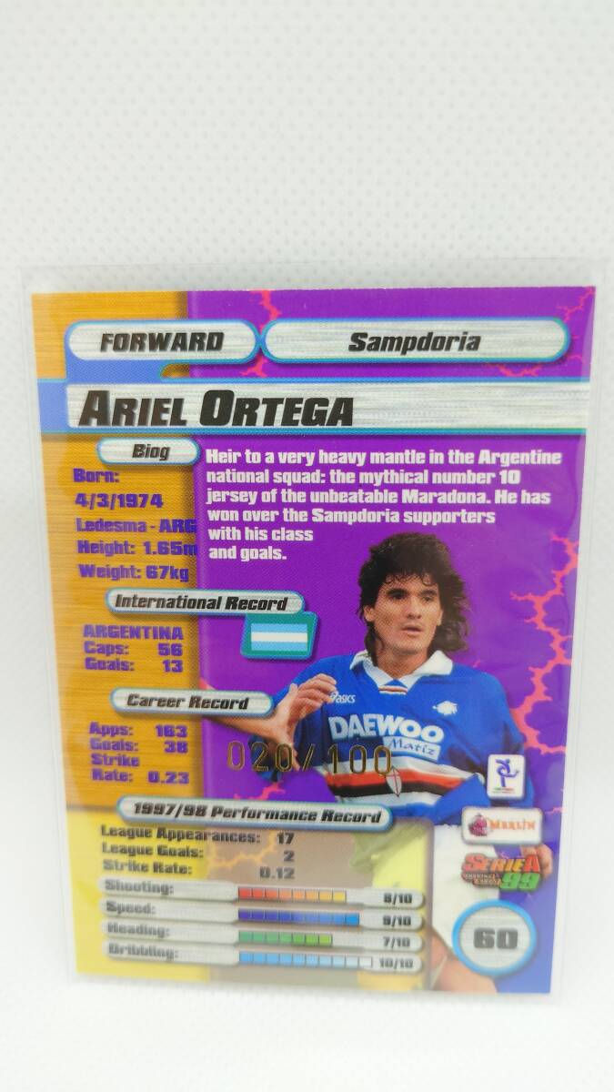 【ARIEL ORTEGA】 MERLIN SERIE A 99 Ruby Parallel 100枚限定 ルビーパラレル の画像2