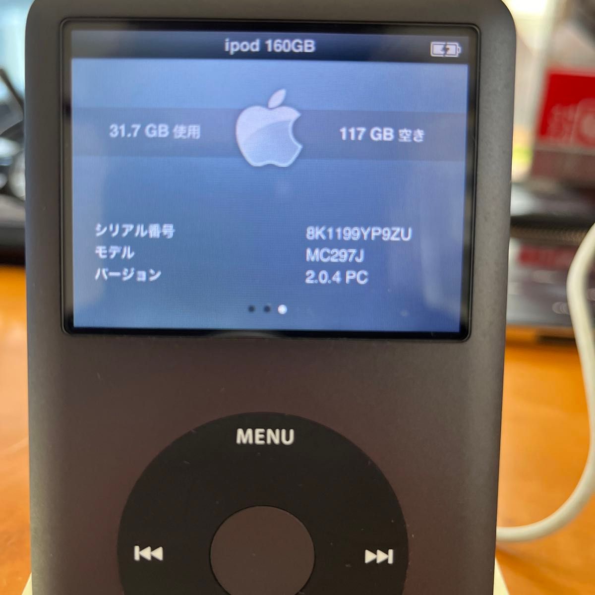 週末特価　限定値下　Apple iPod Classic 160GB レア　製造終了　最終在庫　入手困難