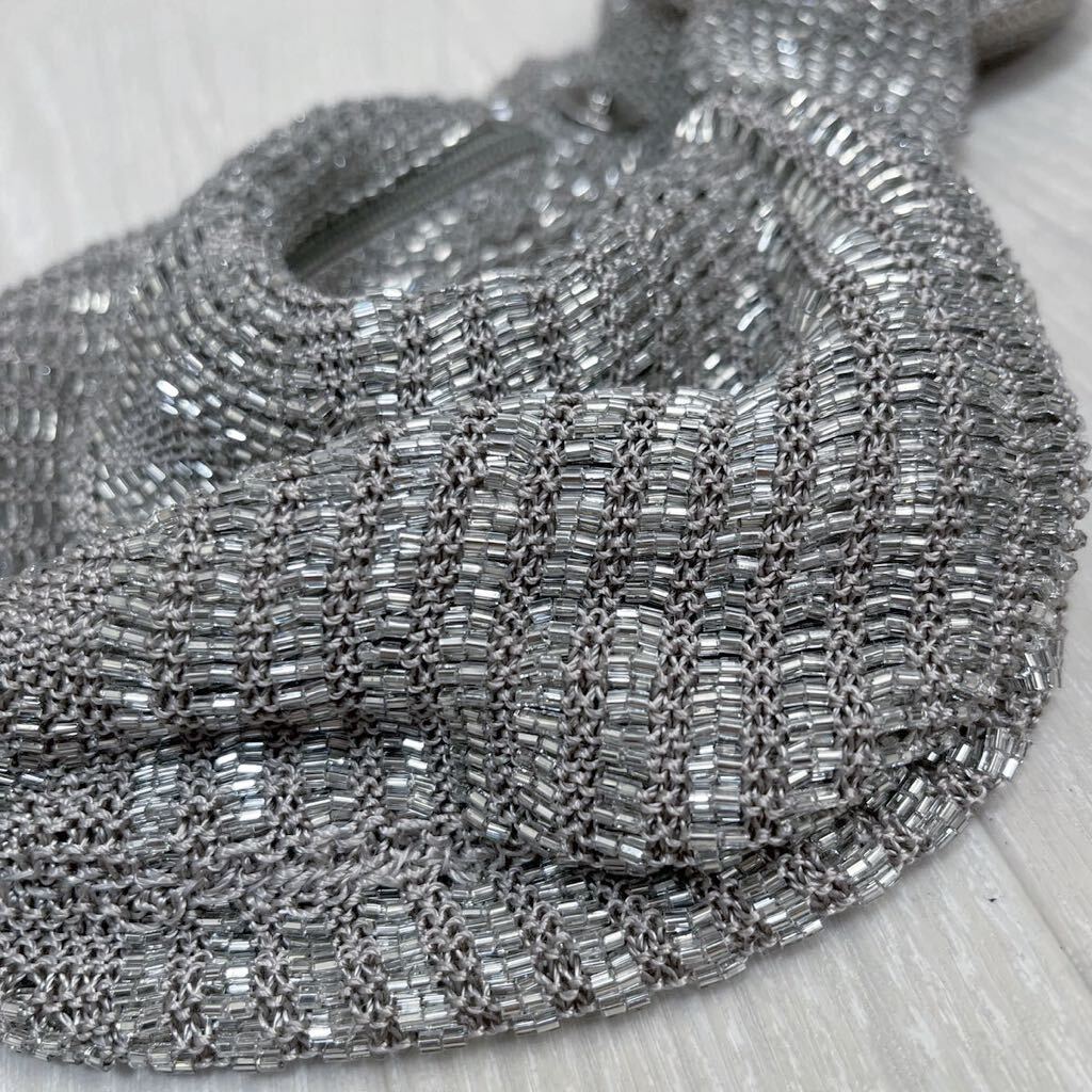  Italy made beads bag party bag silver Mini bag formal bag India made fine quality 