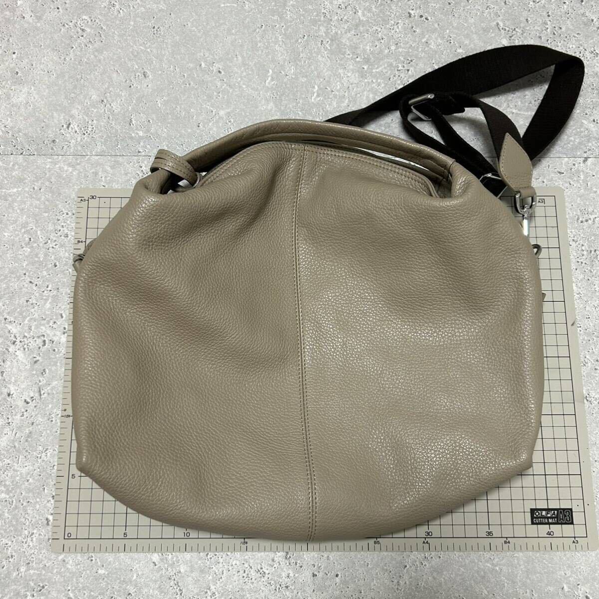  Furla FURLA leather bag beige handbag shoulder bag 2way leather shoulder .. shoulder superior article 