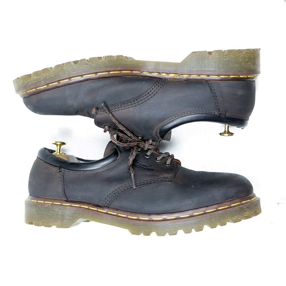 UK12　31cm相当　Dr.Martens　ドクターマーチン　5ホール　本革　ブラウン　BIGサイズ　大きい靴　茶色　/24.3.15/P408_画像5