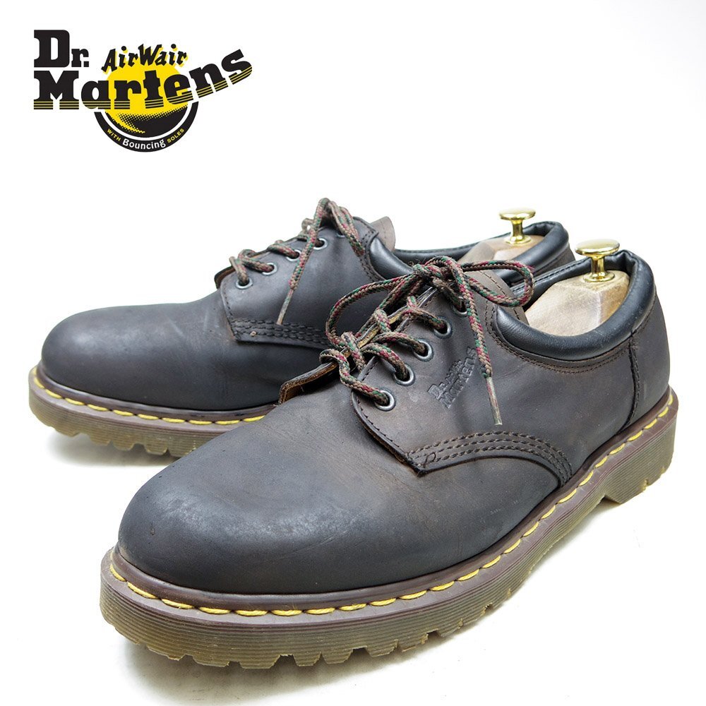 UK12　31cm相当　Dr.Martens　ドクターマーチン　5ホール　本革　ブラウン　BIGサイズ　大きい靴　茶色　/24.3.15/P408_画像1