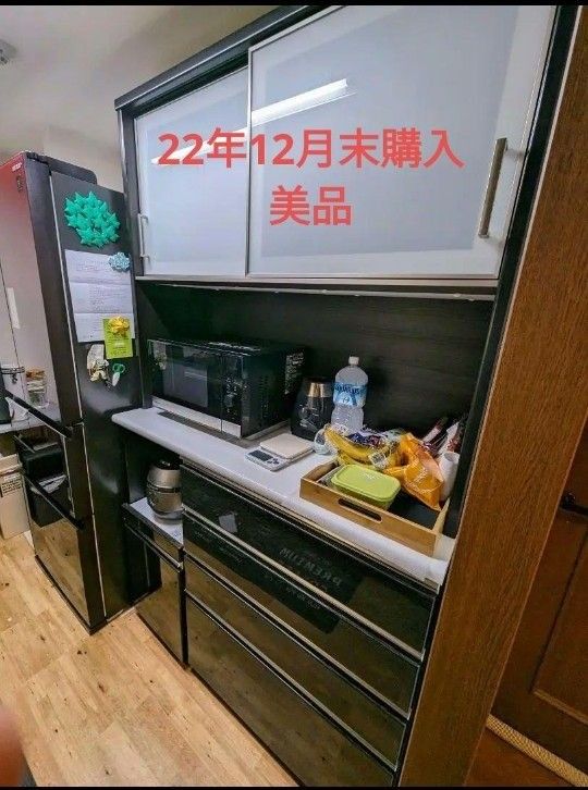 美品1年2ヶ月使用】ニトリ キッチンボード(Nポスティア120KB BK 美品1年2ヶ月使用】ニトリ キッチンボード(Nポスティア120KB BK