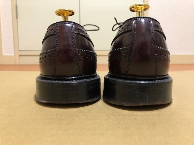 期間限定saleフローシャイム　コードバン FLORSHEIM　CORDVAN　10C ビンテージ 革靴　アメリカントラッド　アメトラ ウイングチップ_画像4