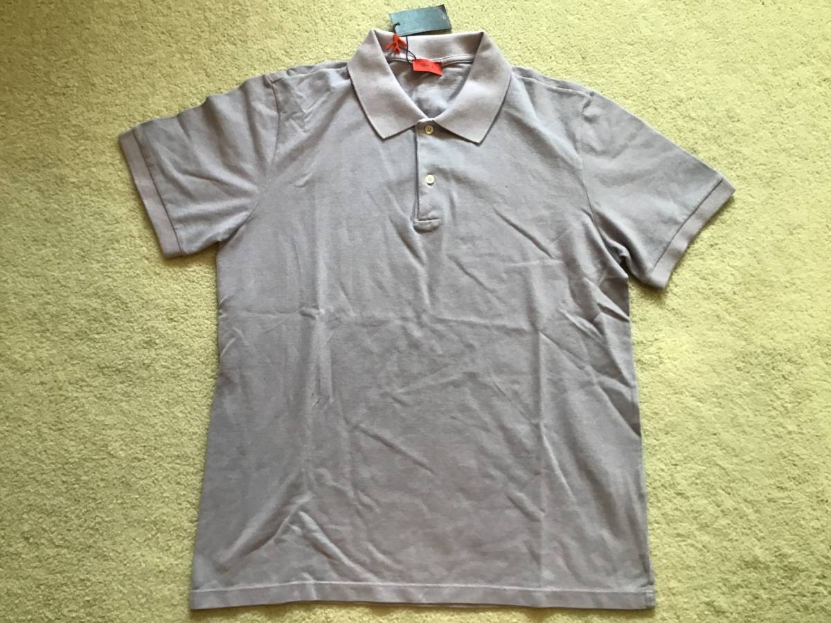  new goods unused tag attaching ISAIA/i The ia cotton polo-shirt size : Italy S