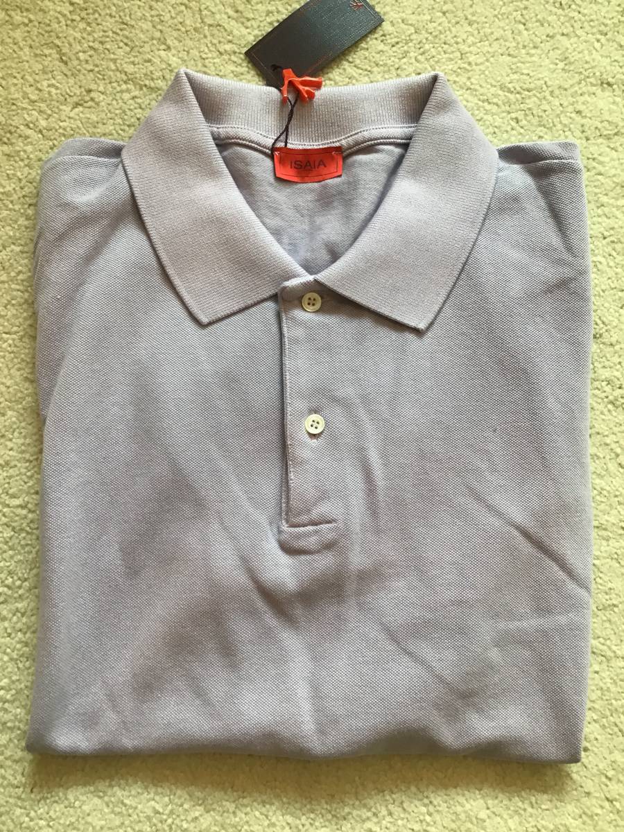  new goods unused tag attaching ISAIA/i The ia cotton polo-shirt size : Italy S