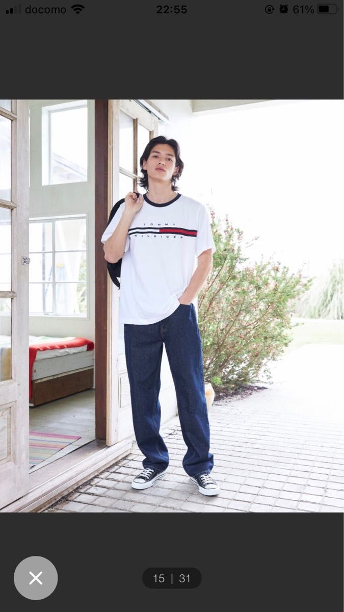 オンライン限定 TOMMY HILFIGER ロゴTシャツ