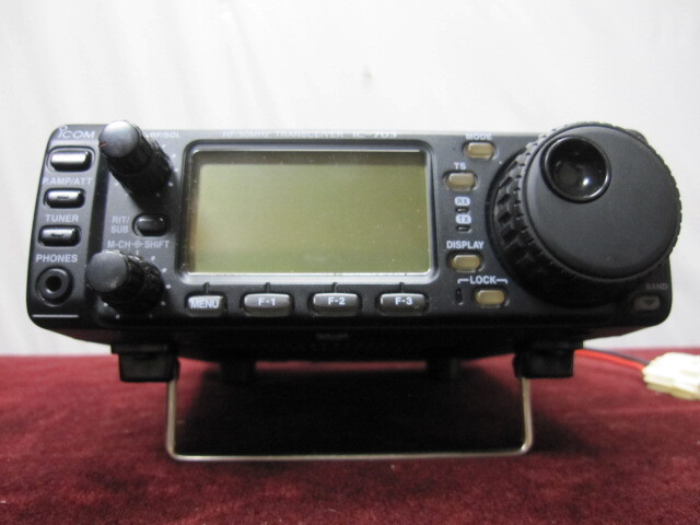 中古 アイコム IC-703 HF/50MHz帯無線機 動作確認済み良品の画像2