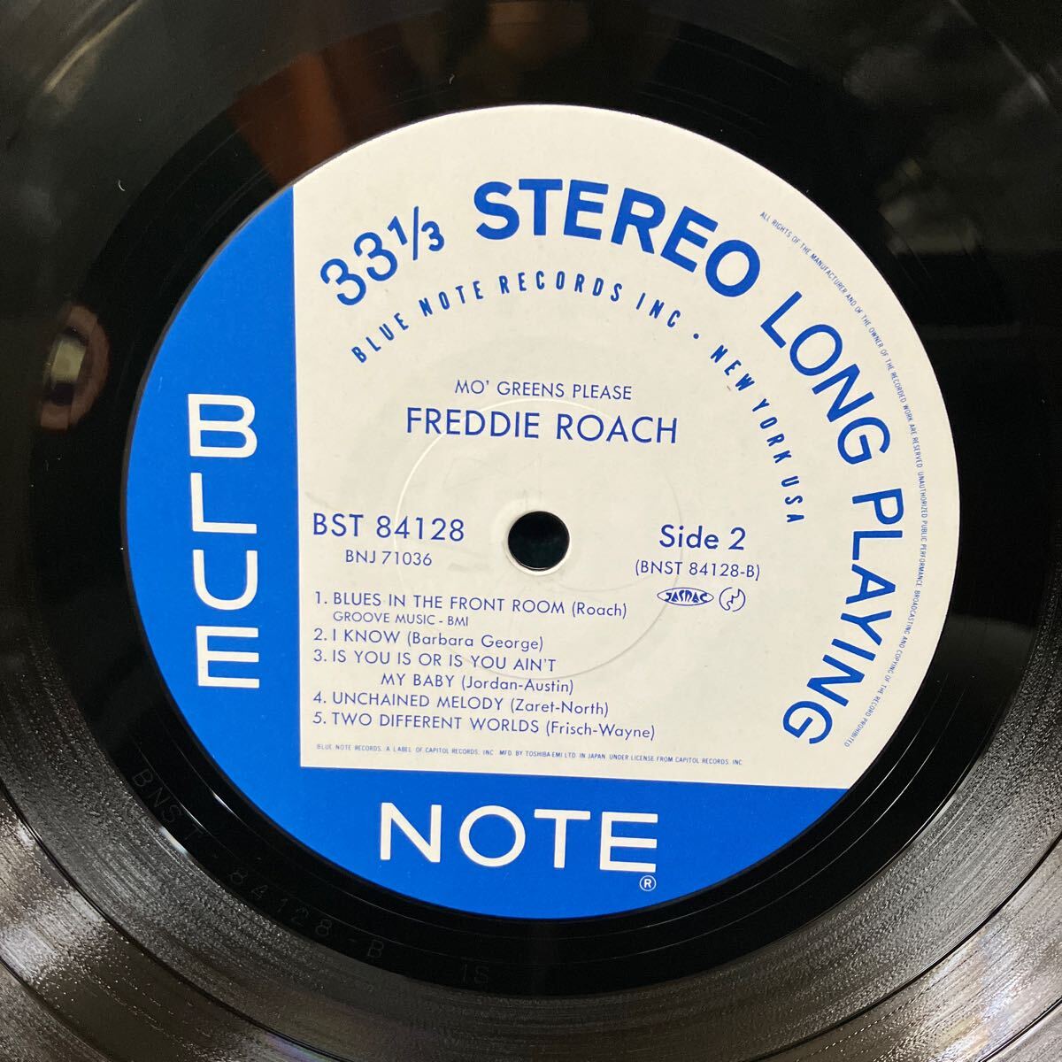【LP】フレディ・ローチ / Freddie Roach /モ・グリーンズ・プリーズ / Mo' Greens Please / 日本東芝盤 / BLUE NOTE stereo_画像6