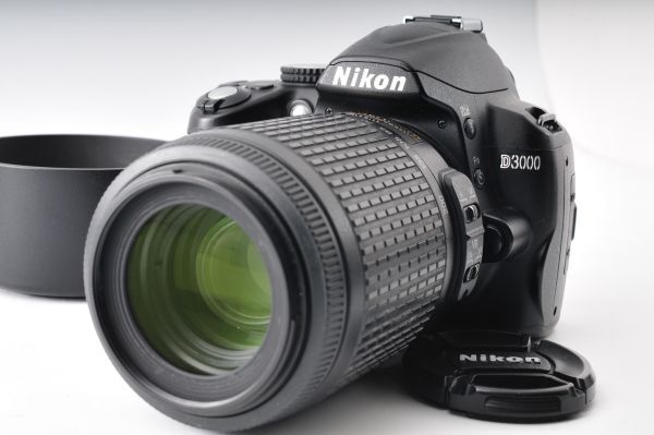 [美品] Nikon D3000 AF-S Nikkor 55-200mm 4-5.6G ED