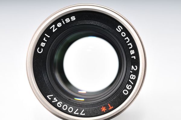 [美品] CONTAX Carl Zeiss Sonnar 90mm F2.8 T*の画像4