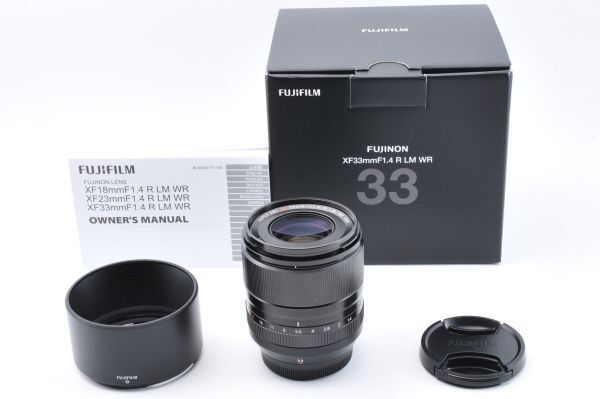 [極美品] Fujifilm Fuji Fujinon XF 33mm f/1.4 R LM WR