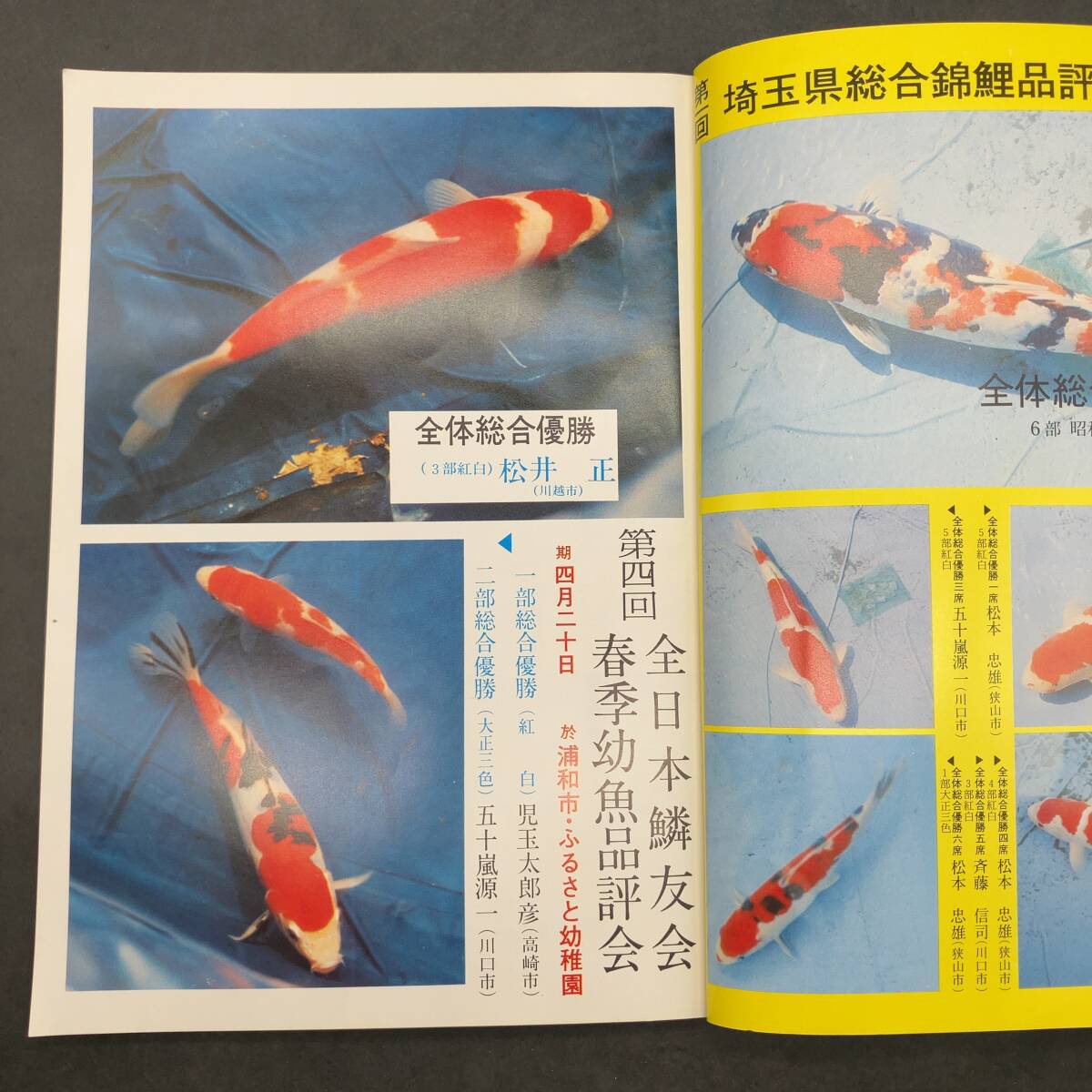 k-74282 恋鯉 1975年 昭和50年8月発行 創刊号 錦鯉専門雑誌 根岸明美 古本 古書 昭和レトロ_画像6