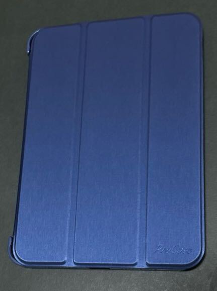 c-942 ProCase iPad Mini6 ケース 2021 8.3インチ、スリム 三つ折りスタンド ハードバックカバー、適用機種：iPad Mini 6世代 2021 -ブルー