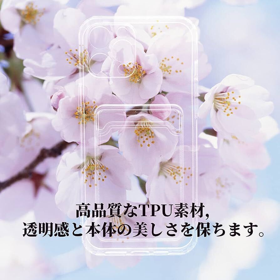 c-831 【ストラップ 2本付き】 Galaxy S22 Ultra ケース クリア 透明 適用 GalaxyS22Ultra SC-52C SCG14 カードケース スマホケース_画像3