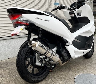 新車同様 超美品 2020年式 令和２年式 無事故 無転倒 低走行 実走308Km HONDA ホンダ PCX125 JF81 パールジャスミンホワイト カスタムの画像7