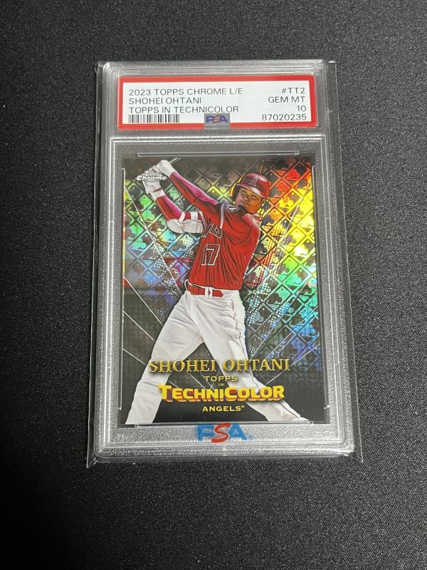 【PSA10】世界に2枚! SSP 大谷翔平 2023 Topps Chrome Logofractor Edition Topps in Technicolor #TT-2 Shohei Ohtani MLB_画像1