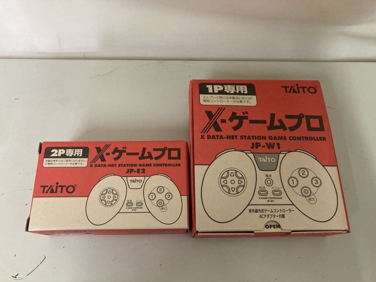 【日本全国 送料込】TAITO X-ゲームプロ コントローラー JP-W1 JP-E2 セット 動作未確認 ⑤ OS3195