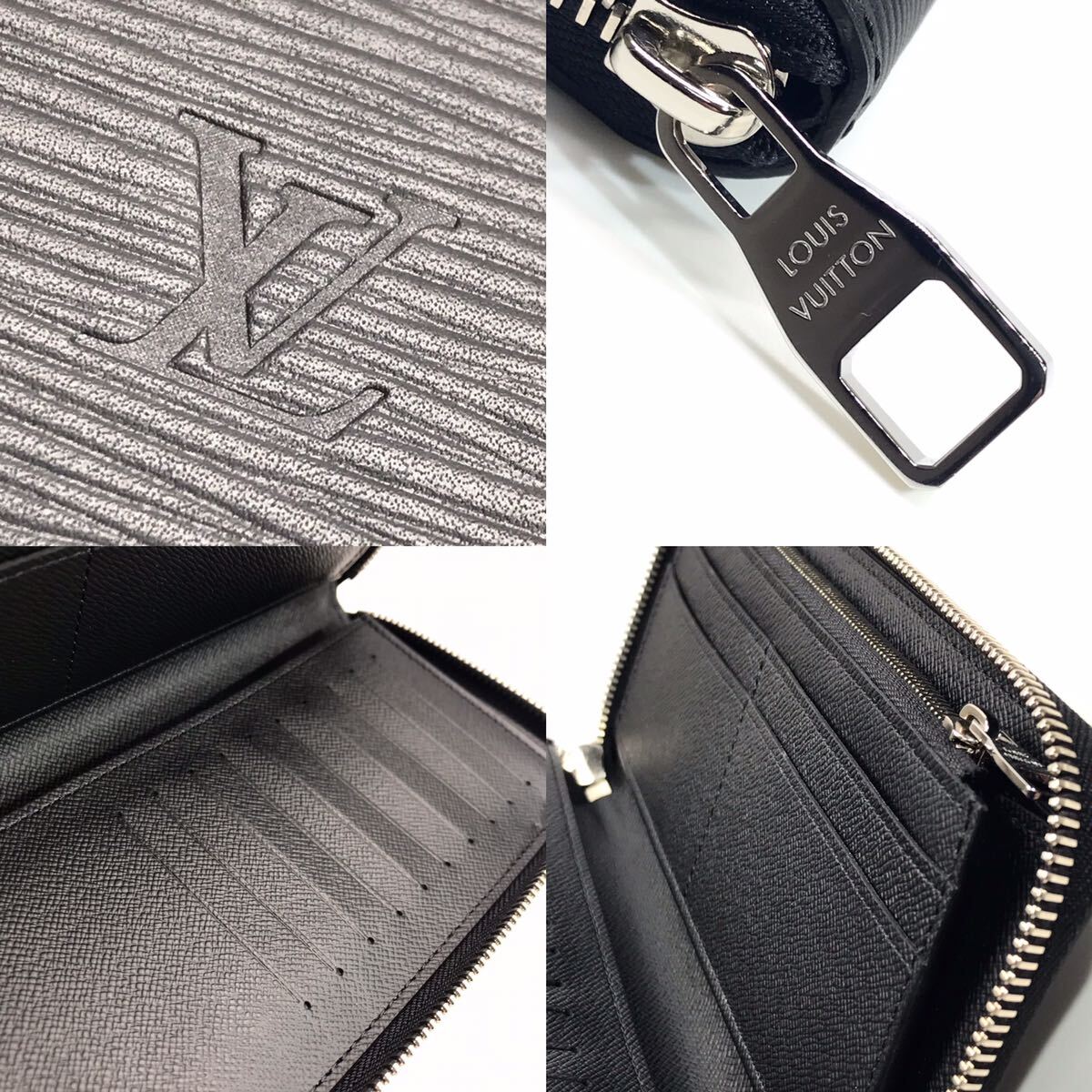 ★未使用／箱付★LOUIS VUITTON ルイヴィトン ジッピーウォレット・ヴェルティカル エピ ノワール ラウンドファスナー 長財布 M60965_画像7