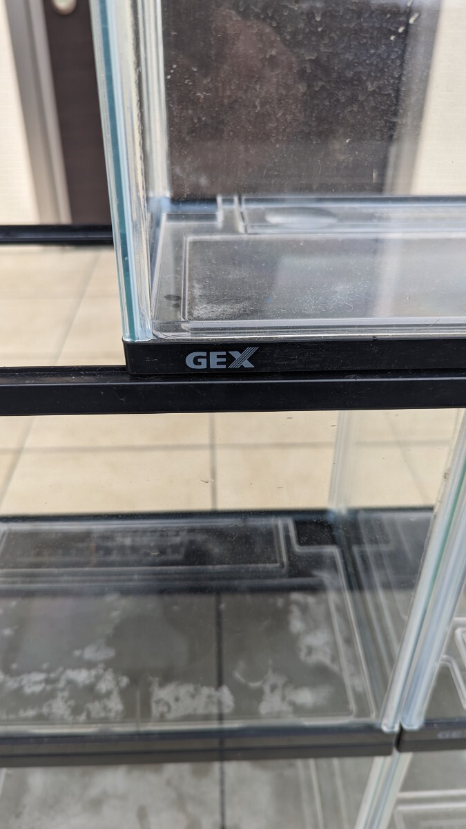 中古GEX30cmガラス水槽5本セットの画像2