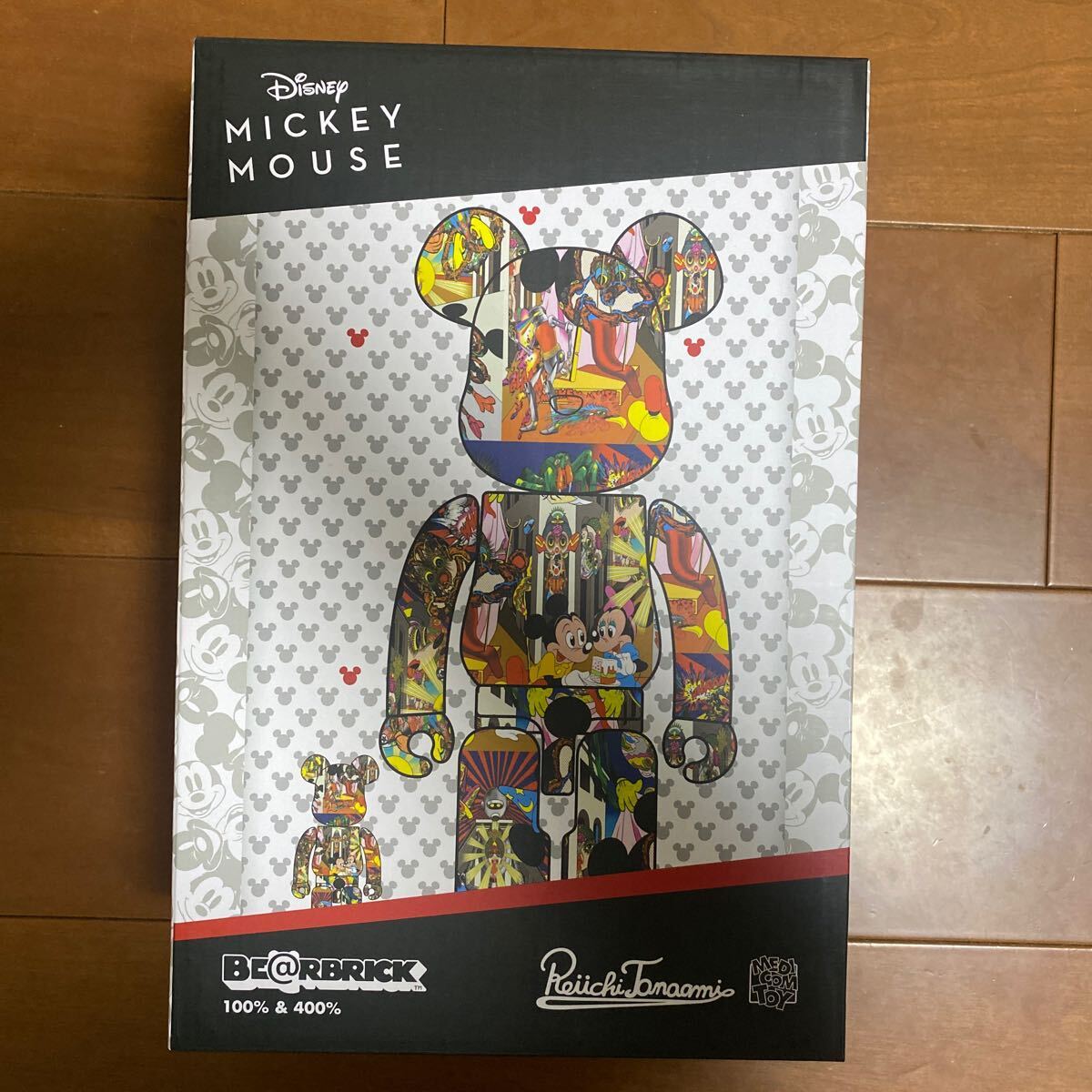 BE@RBRICK 田名網敬一 MICKEY MOUSE 100％ & 400％ ベアブリック ミッキーマウス_画像2