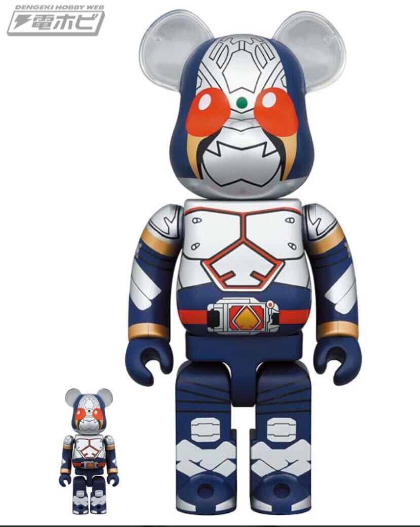 BE@RBRICK 仮面ライダーブレイド 100％ ＆ 400％　ベアブリック _画像1