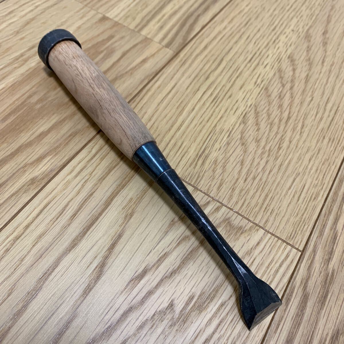 【小山市 彫刻鑿】chisel carpenter nomi plane japanese 大工道具 鑿 鉋 のみ ノミ かんな カンナ 組鑿 DIY 左久作 左市弘 田斎 小道具_画像5