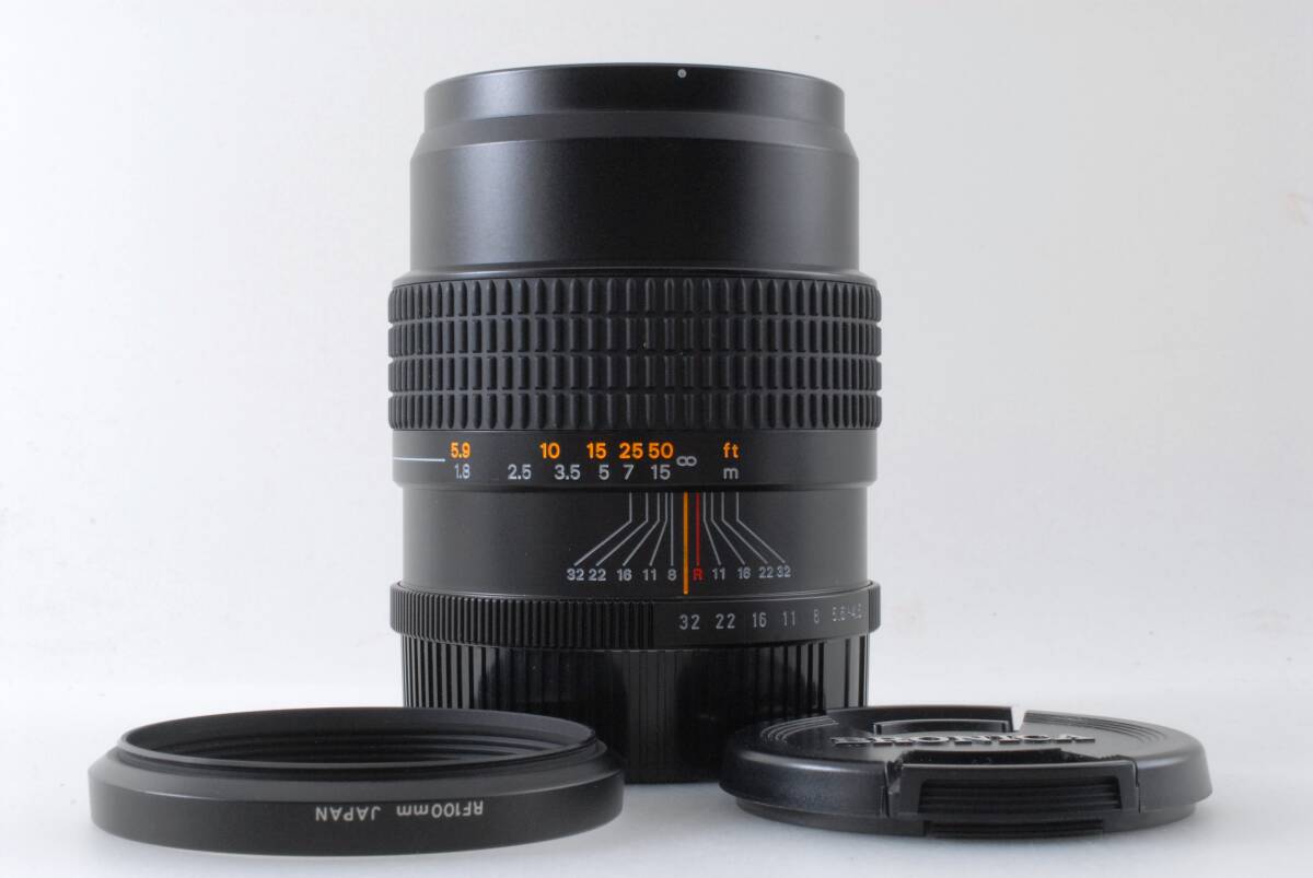 【超美品 保障付 動作確認済】Bronica Zenzanon ブロニカ ゼンザノン RF 100mm f/4.5 RF645 Medium Format Lens 中判用レンズ #Q6266_画像2