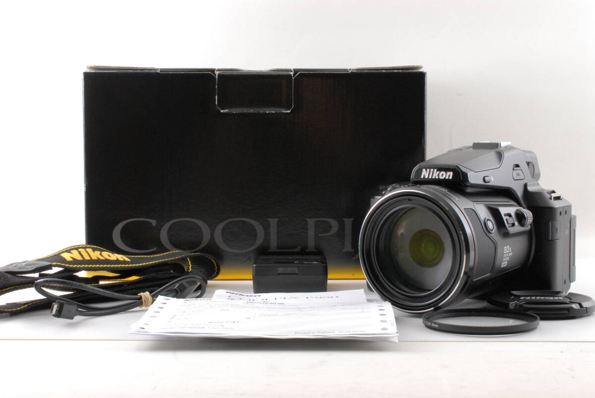 【超美品 保障付 動作確認済】Nikon Coolpix ニコン P950 16MP 4K Digital Camera デジタル カメラ with 83x Optical Lens #Q6446