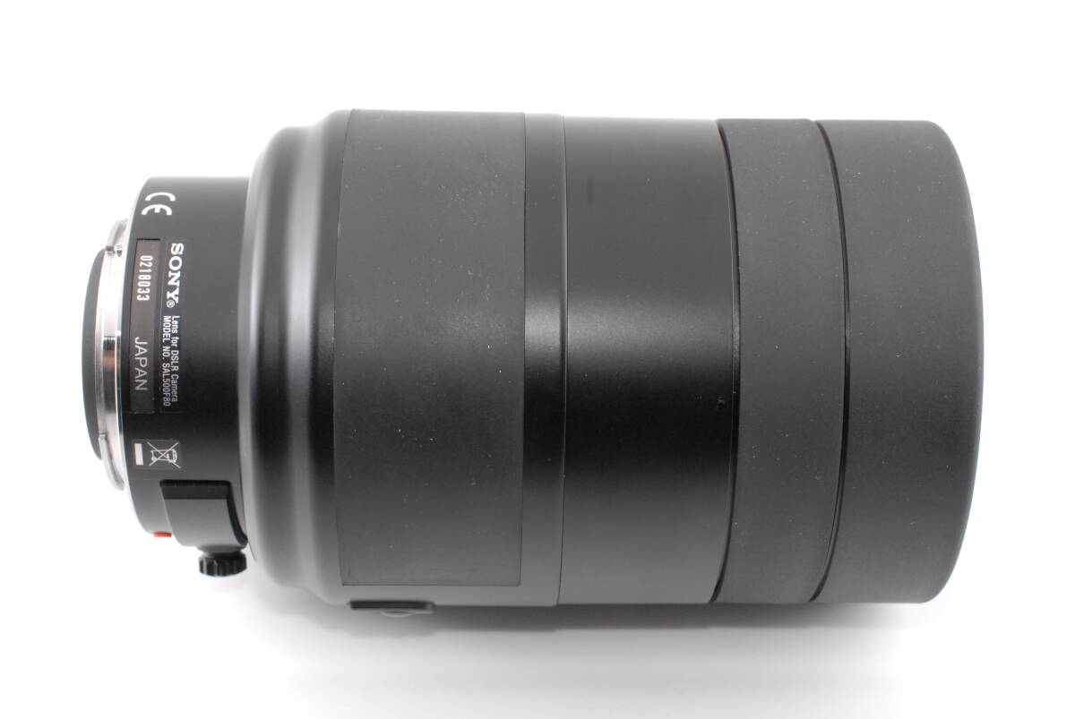 【美品 保障付 動作確認済】 Sony 500mm F8 Reflex Auto Focus Lens ソニー オートフォーカス ミラーレンズ SAL500F80 A Mount #Q6436_画像6