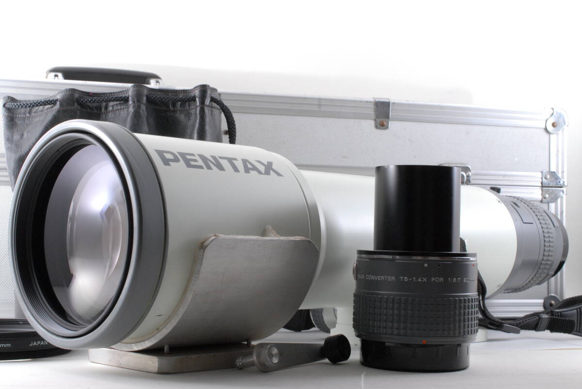 【美品 保障付 動作確認済】 SMC PENTAX-M* 67 800mm f/6.7 ED IF Lens TS-1.4x Rear Converter ペンタックス 67マウント #Q6471