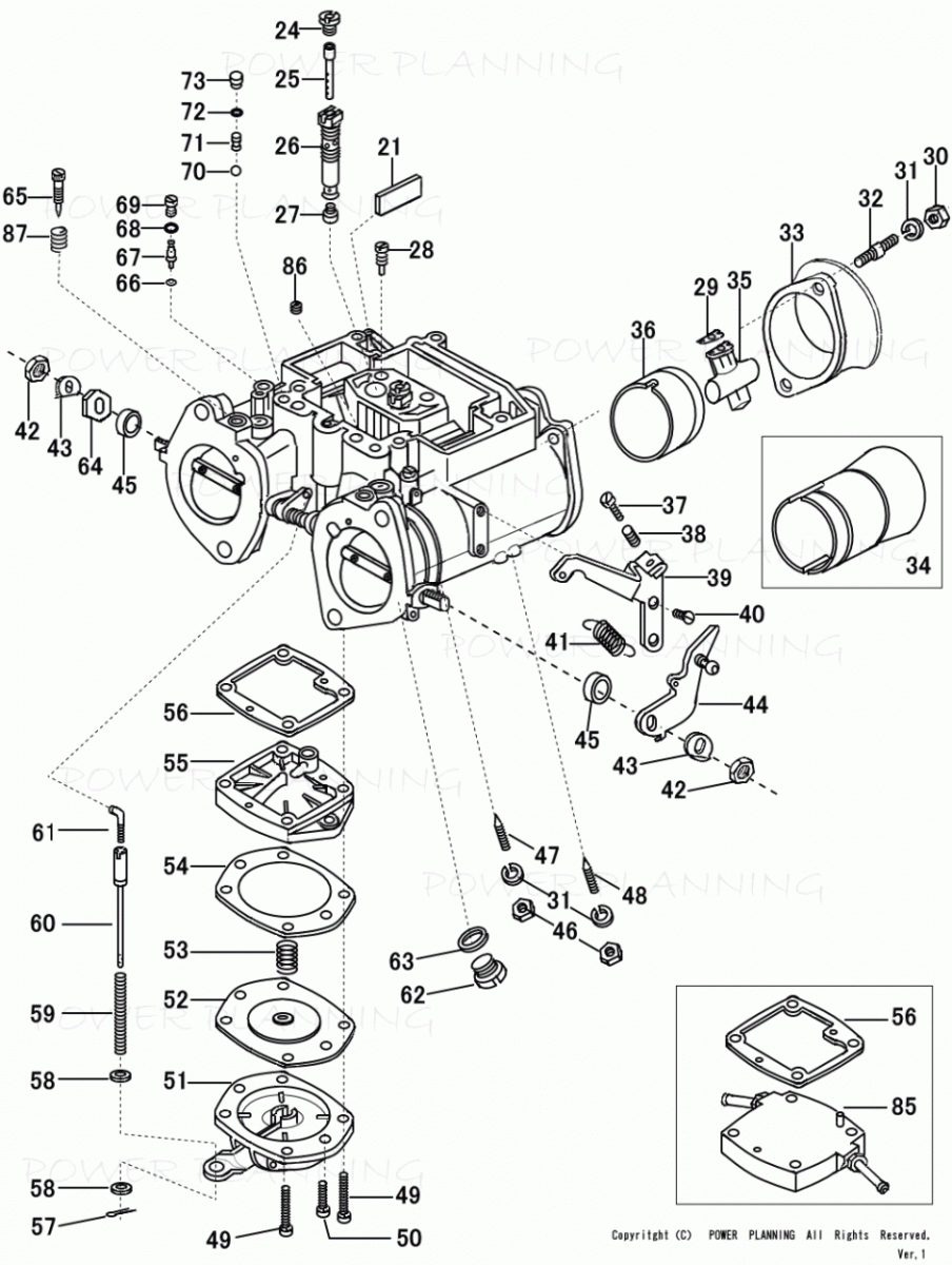 (No,26) N101,253-OA　ジェトブロック　＃OA　ピジェ用　SOLEX★ソレックス_画像6