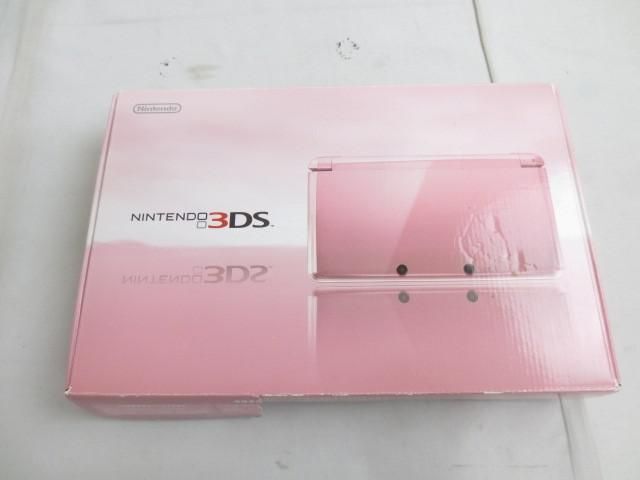 【同梱可】中古品 ゲーム ニンテンドー3DS 本体 CTR-001 ミスティピンク 取扱説明書 箱あり_画像1