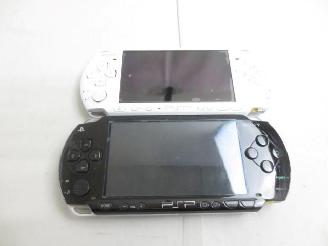 【同梱可】ジャンク品 ゲーム PSP 本体 PSP3000 PSP1000 ブラック ホワイト 動作品 メモリースティック 32MB 2枚 充_画像2